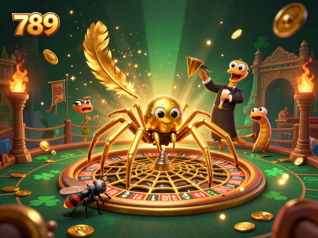 Watch 789's thrilling bets unfold in this vibrant 3D casino illustration.
