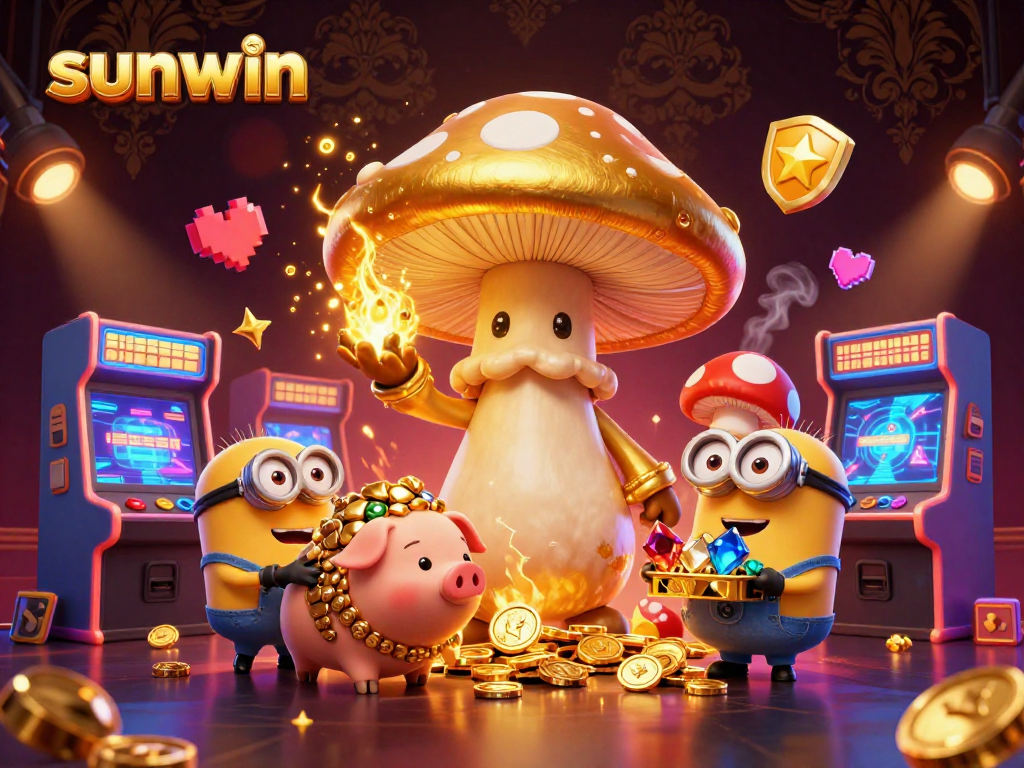 Experience thrilling gameplay with sunwin's cartoon wizard turning treasures to gold amidst dynamic gaming elements
