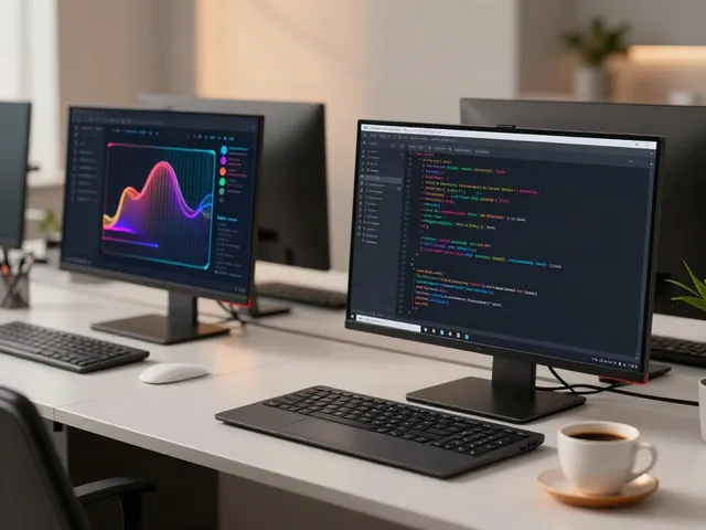 VAPT-focused penetration testing services displayed on a developer's workspace.