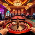 Experience the excitement of casino gaming at PS 99 with lively tables and slot machines.