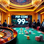 Experience exciting gambling action at PS99 COM with a vibrant casino atmosphere.