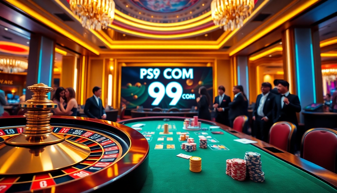Experience exciting gambling action at PS99 COM with a vibrant casino atmosphere.