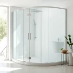 Genießen Sie die elegante sonni Duschkabine 100x100 in einem luxuriösen Badezimmer-Design.