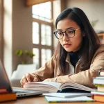 Pay someone to take TOEFL with a student-focused study setup emphasizing concentration.
