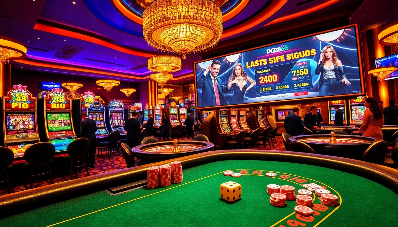 Experience the excitement of pg88 at a luxurious casino featuring vibrant games and thrilling bets.