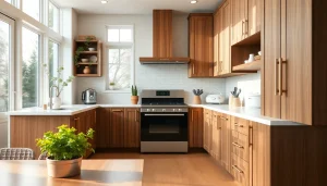 Boost your kitchen's aesthetics with Cabinet Refacing Largo FL, featuring beautifully updated cabinetry.