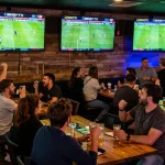 CakhiaTV showing live sports action with fans actively cheering in a vibrant atmosphere
