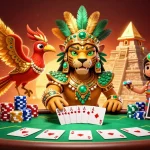Experience thrilling poker games with gk88’s vibrant casino scene featuring captivating characters.