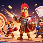 Experience EA88's thrilling 3D gaming adventure with dynamic characters and casino elements.