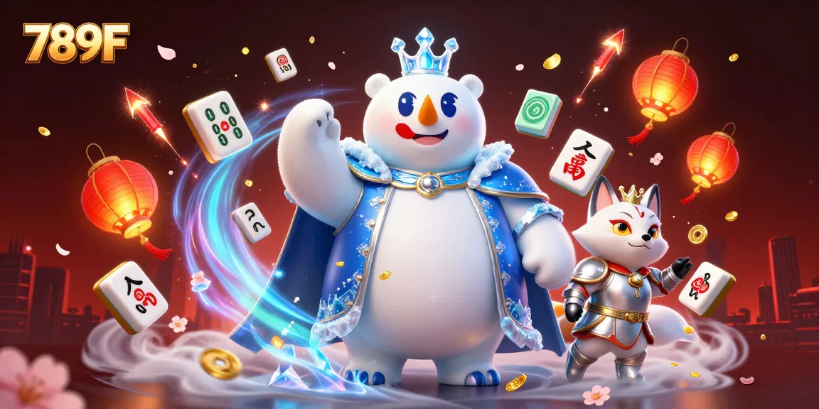 Engage in vibrant casino gameplay with 789F, featuring dynamic characters and thrilling energy in the artwork.
