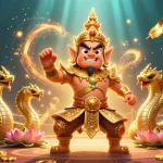 Engage in the excitement of 11win's casino gaming, featuring vibrant characters and dynamic elements.